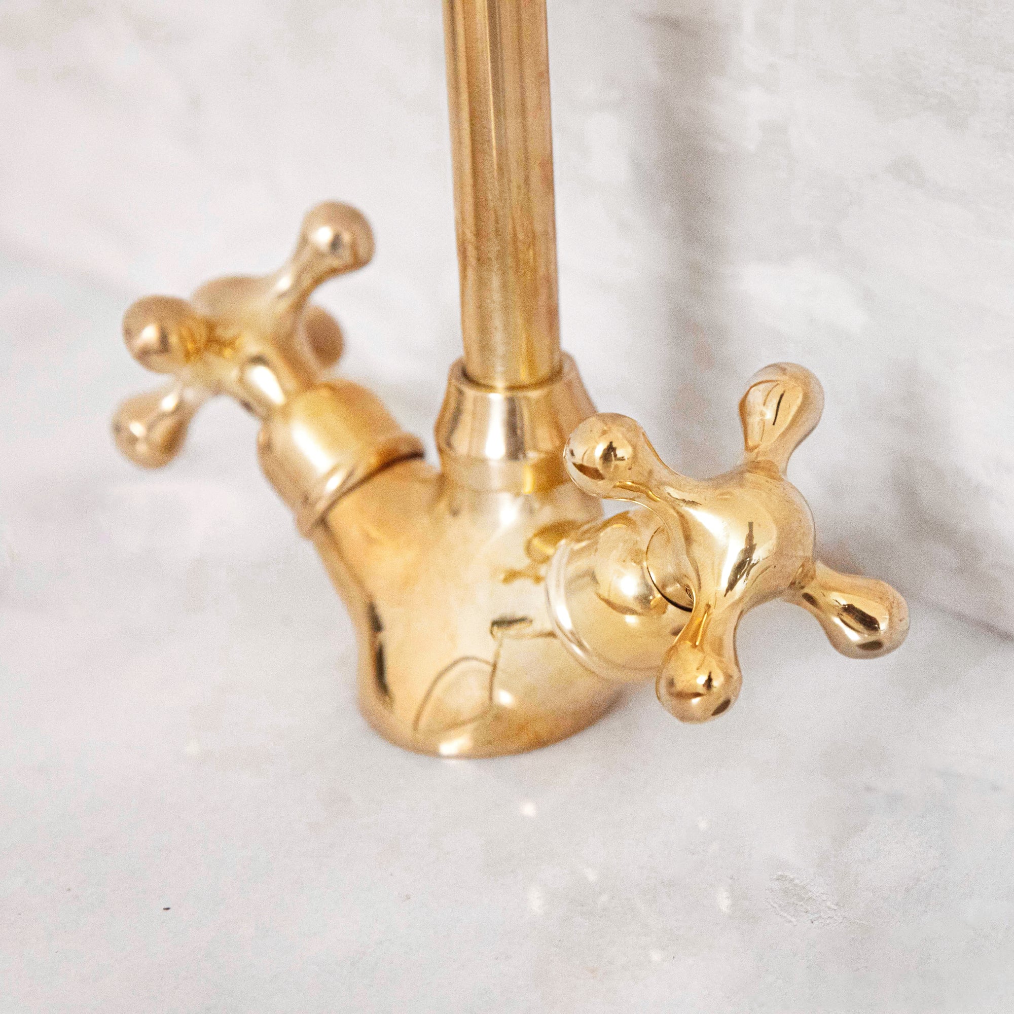 Unlacquered Brass Single Hole Faucet