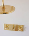Unlacquered Brass Shower System - Rainfall and Handheld Shower Set - Oasis Style