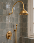 The Charleston Curved Shower