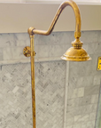 Victorian Style Exposed Brass Shower