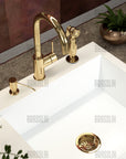 Unlacquered Brass Basin Faucet