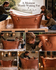 Texas Hammered Copper Bathtub