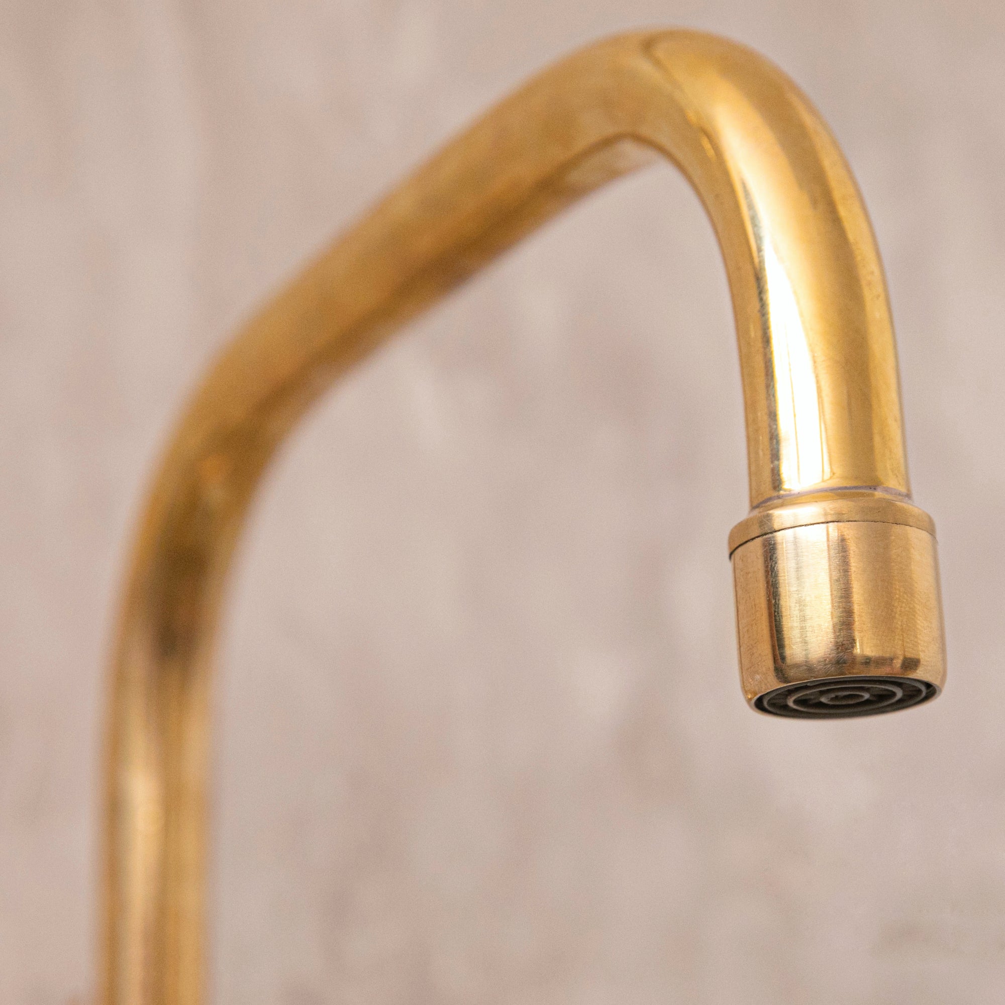 Unlacquered Brass Wall Mounted Faucet, Da Frico Style