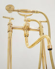 The Classic English Style Telephone Tube Filler, Brass Freestanding Filler