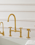 Unlacquered Brass Dublin Bridge Faucet