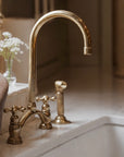Norfolk Style Brass Bridge Faucet