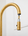 Brewster Pull Down Faucet - Unlacquered Brass