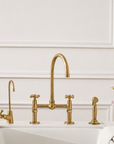 Unlacquered Brass Dublin Bridge Faucet