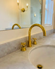 Gooseneck Brass Bath Faucet