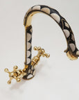 Unlacquered Brass and Resin Bar Faucet