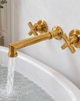 Delta Tub Filler | Unlacquered Brass