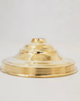 UNLACQUERED SOLID BRASS RAIN SHOWER, DOMED STYLE