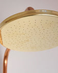 Unlacquered Solid Brass Rain Shower