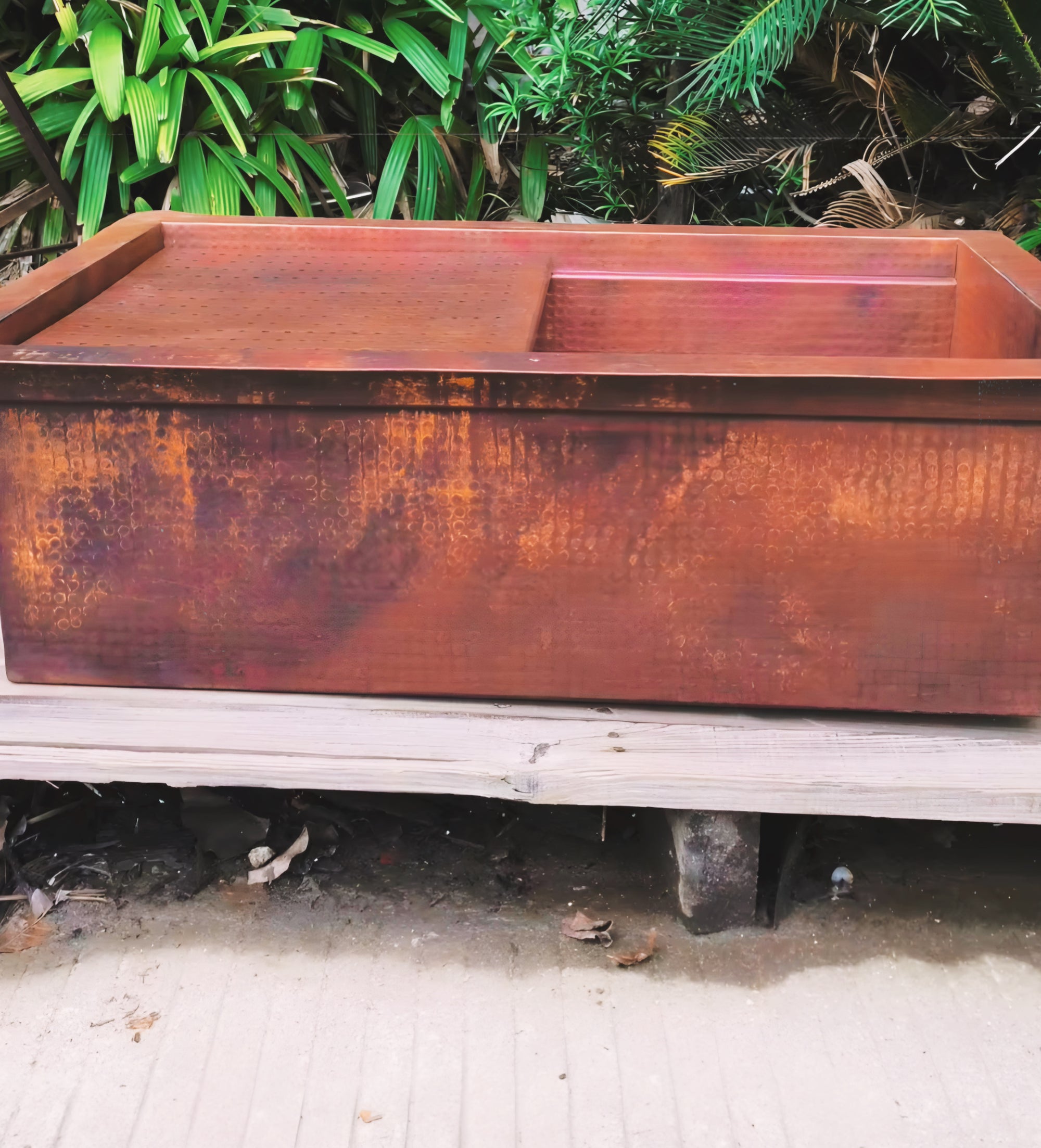 Double Copper Farmhouse Kitchen Sink