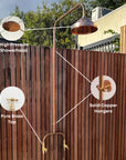 Outdoor Solid Copper Shower, BR1