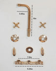 Wall Mounted Bath Brass Faucet - BRS1