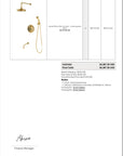 Reorder – Unlacquered Brass Bathroom Fixtures