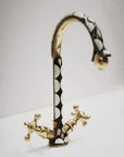 Unlacquered Brass and Resin Bar Faucet