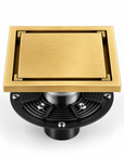 Square Shower Drain with Removable Cover