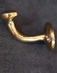 Unlacquered Solid Brass Hook, Multi use Hook For Storage