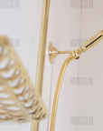 Handcrafted Unlacquered Brass Shower System, Rainfall Headshower