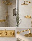 Solid Brass 2 Ways Shower Valve