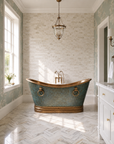 Imperial Verdigris Copper Freestanding Bathtub