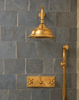 Sheffield Brass System Shower - Unlacquered Brass