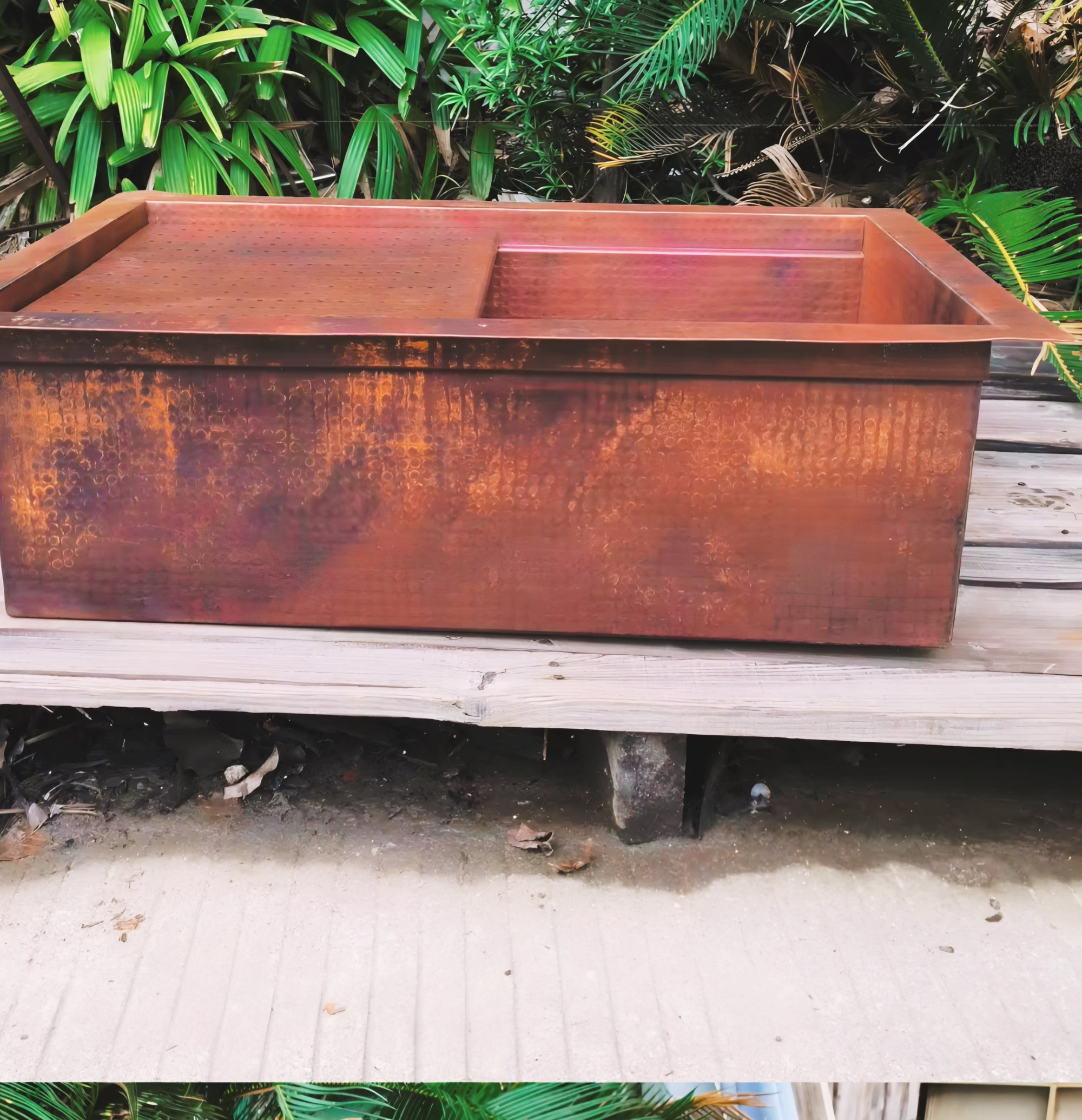 Double Copper Farmhouse Kitchen Sink