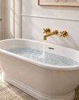 Delta Tub Filler | Unlacquered Brass