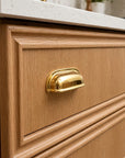 Beverly Cabinet Pull | Solid Unlacquered Brass