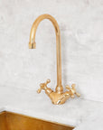 Unlacquered Brass Single Hole Faucet