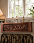 Antique Copper Farmhouse Kitchen Sink - Hammered