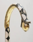 Unlacquered Brass and Resin Bar Faucet
