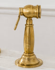 Domed Brass Side Sprayer - Unlacquered Brass