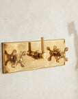 Oasis shower set by Brasslik, unlacquered brass