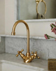 Wenston Single Hole Faucet - Unlacquered Brass