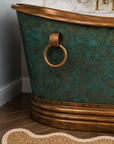 Imperial Verdigris Copper Freestanding Bathtub