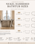 The Snow Satin Copper Bathtub