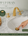 Unlacquered Brass Dublin Bathroom Faucet