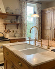 Dublin Unlacquered Brass Bridge Faucet