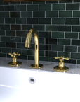 Unlacquered Brass Bath Faucet