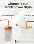 Outdoor Copper Shower Set, Victorian Style, BR2