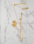 Brasslik Colorado brass shower combo for bathrooms