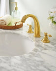 Dublin solid brass bathroom sink faucet by Brasslik