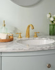 Brasslik Dublin unlacquered brass bathroom faucet
