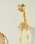 Brasslik Hawaii brass rain shower set