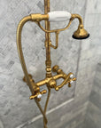Victorian Style Exposed Brass Shower