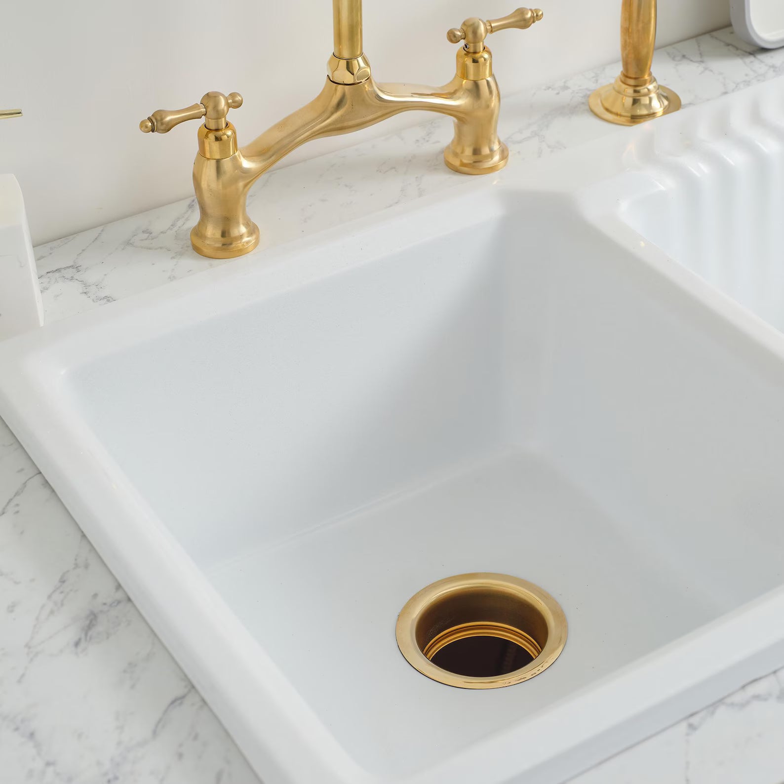 Garbage Disposal, Solid Brass Sink Flange kit 3 1/2