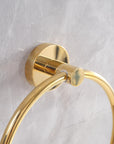 Unlacquered Brass Towel Holder Ring